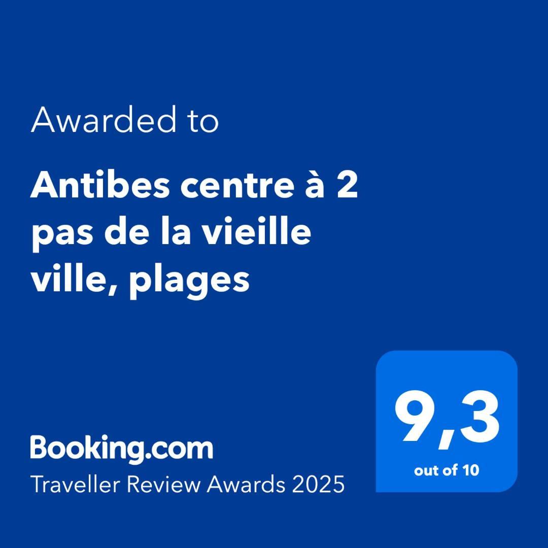 Antibes Centre A 2 Pas De La Vieille Ville, Plages 외부 사진